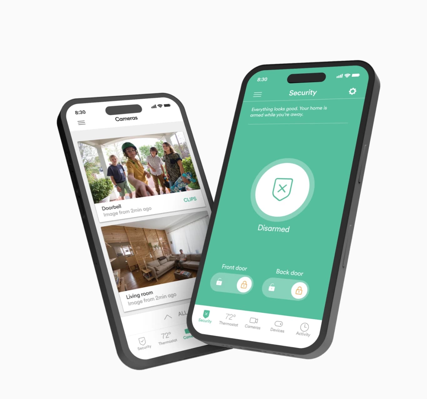 Vivint Smart Home App on mobile