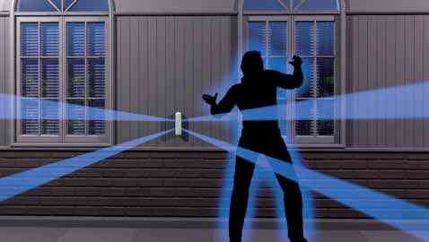 laser security system outdoor